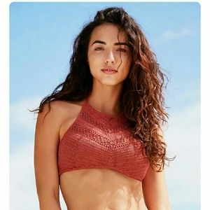 Swim suit top boho green